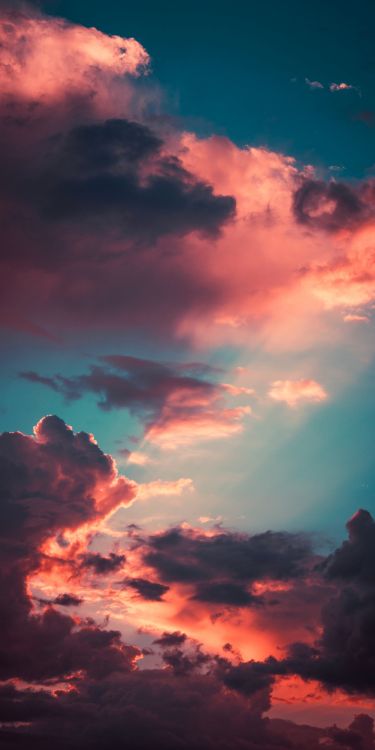 La Estética, Ambiente, Afterglow, Azure, Naranja. Wallpaper in 2000x4000 Resolution