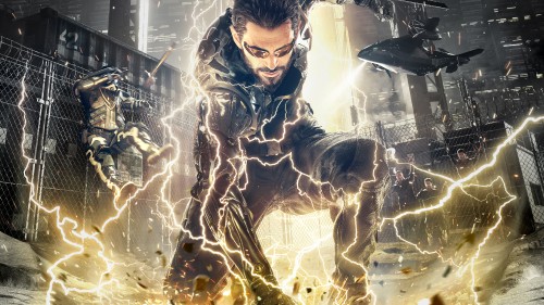 Image adam jensen, playstation 4, superhero, Digital compositing, batman