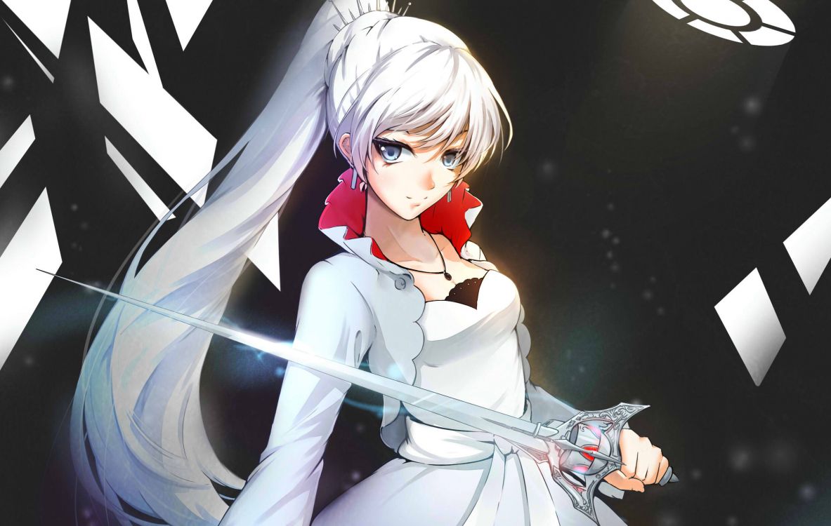 Frau im Weißen Blazer Anime-Charakter. Wallpaper in 2480x1572 Resolution