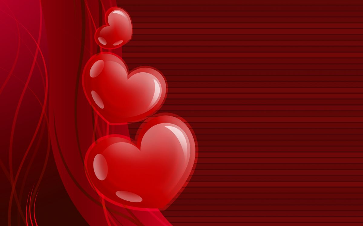 Wallpaper Heart, Graphics, Valentines Day, Red, Love, Background ...