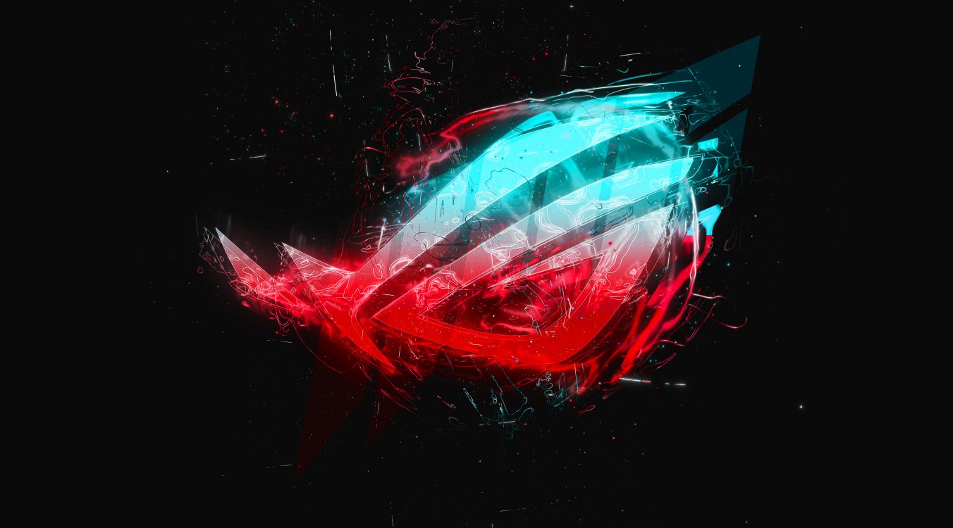 Asus, Red, Graphisme, Illustration, Conception. Wallpaper in 3860x2140 Resolution