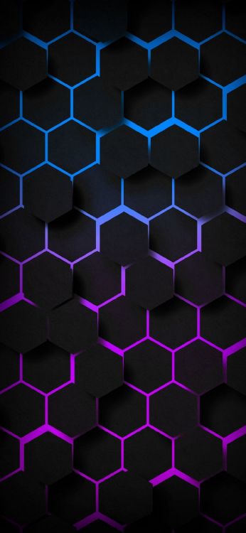 Purple, Azure, Blue, Violette, Ligne. Wallpaper in 1080x2340 Resolution