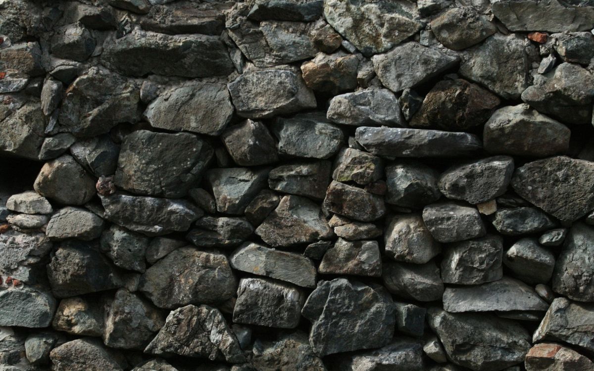 brown and gray stone wall