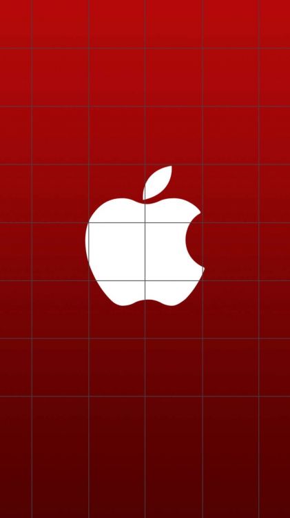 Apple, Red, Logo, Text, Line. Wallpaper in 1080x1920 Resolution