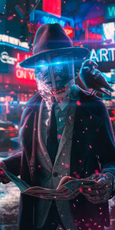 Chico Desconocido, Luz, Morado, Capa, Entretenimiento. Wallpaper in 1080x2160 Resolution