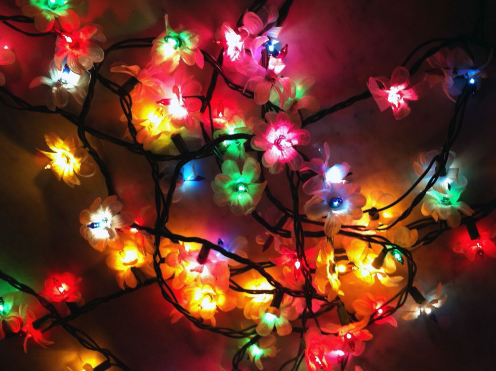 Luces de Navidad, Luz, El Día De Navidad, Decoración de la Navidad, Linterna de Papel. Wallpaper in 2592x1936 Resolution