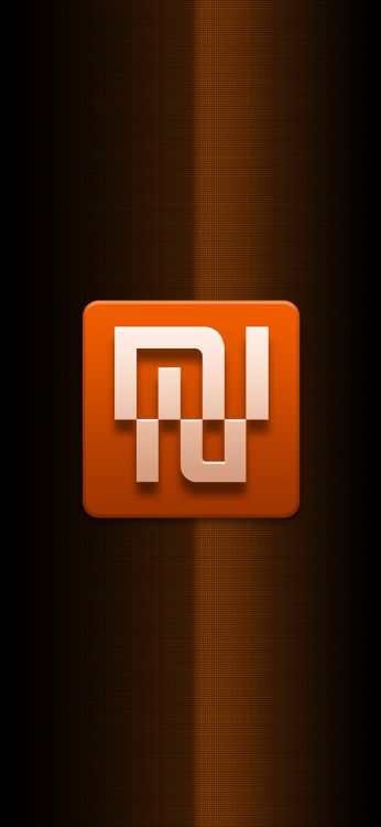 Xiaomi, Xiaomi Mi, Firmenzeichen, Text, Orange. Wallpaper in 1080x2340 Resolution