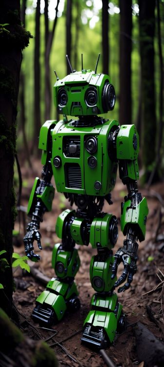 Los Accesorios de la Cámara, Planta Terrestre, Óptica de Las Cámaras, Robot, Figura de Acción. Wallpaper in 1080x2400 Resolution