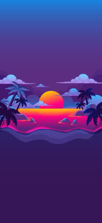 Atmosphere, Azure, Purple, Cloud, Dusk. Wallpaper in 3510x7605 Resolution