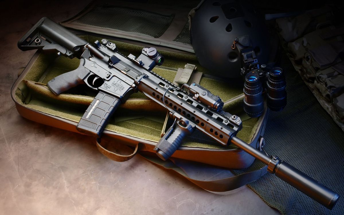 m4 Carbine, Carbine, Gun, Firearm, Trigger. Wallpaper in 2560x1600 Resolution