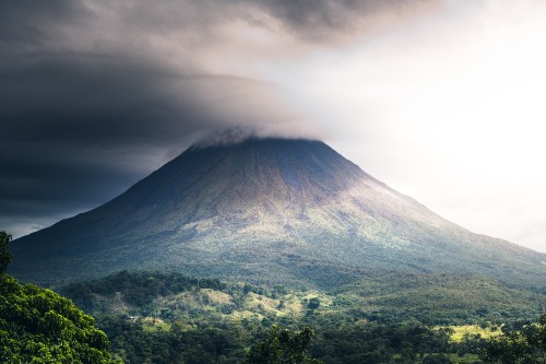 Image fun facts about costa rica, Arenal Volcano, travel, adventure, solo travel