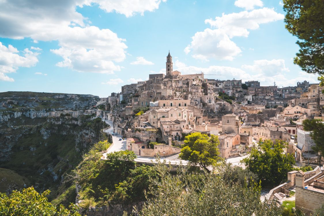 Sassi de Matera, Campania, Sur de Italia, Meseta de Muerte, Viaje. Wallpaper in 7845x5233 Resolution