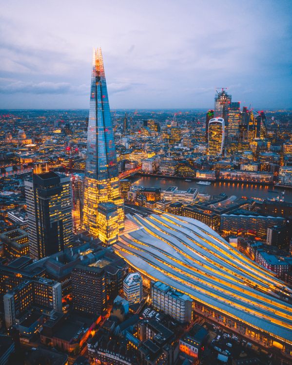 城市景观, 城市, 大都会, 鸟瞰图, 天空 壁纸 2942x3678 允许