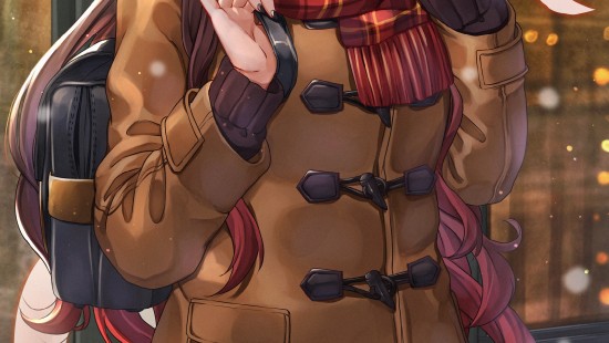 Image anime, winter hu tao, genshin impact, hu tao, keqing