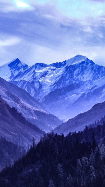 Image mountain, mountain range, mountainous landforms, highland, nature