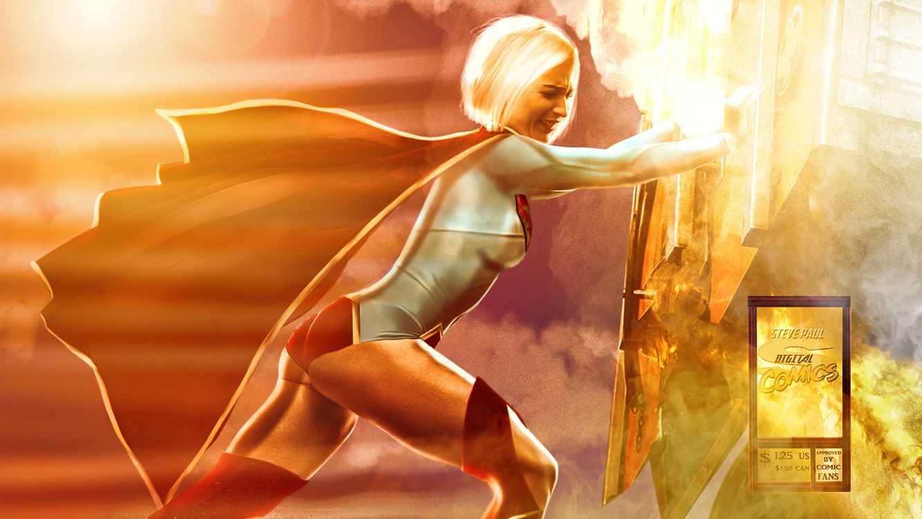 超级英雄, 女超人, 绘画, 艺术家, 艺术 壁纸 3840x2160 允许