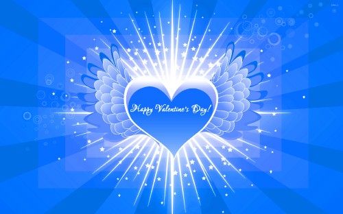 Image valentines day, blue, electric blue, heart, graphics