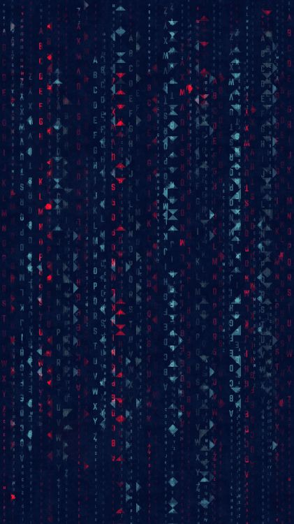 Schwarz-roter Strickstoff. Wallpaper in 2160x3840 Resolution