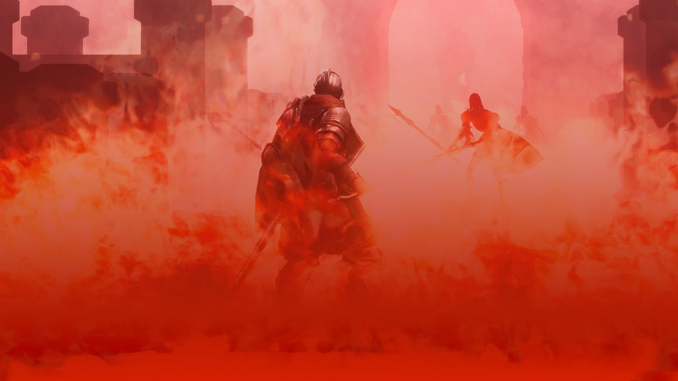 Dark Souls Iii, Dark Souls, Red, Art, Ciel. Wallpaper in 2160x1215 Resolution