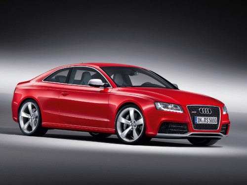 Image red audi a 4 sedan