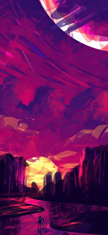 Image art by muhammad nafay, atmosphere, world, purple, nature