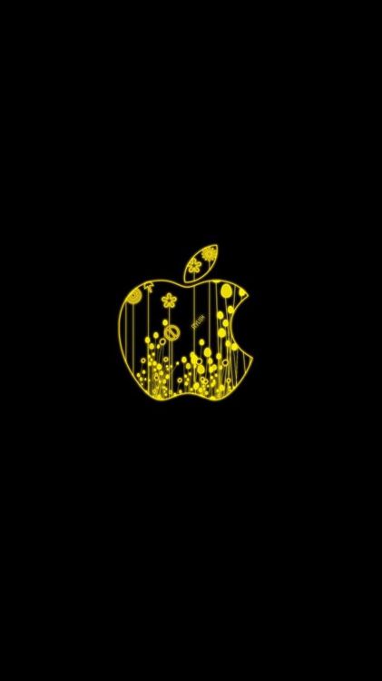 Logo Batman Noir et Jaune. Wallpaper in 1080x1920 Resolution