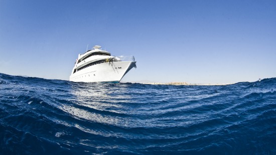 Image white boat on sea during daytime