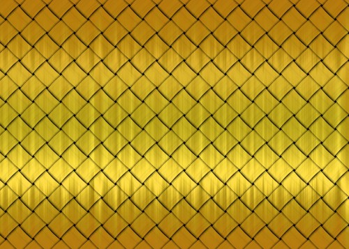 Image yellow and black metal fence