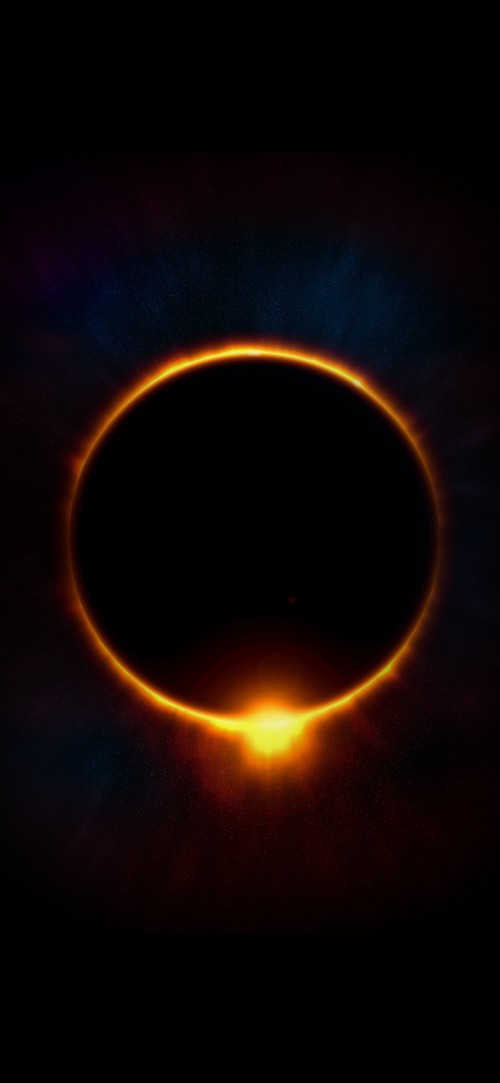 Eclipse in Space iPhone Wallpaper  iPhone Wallpapers