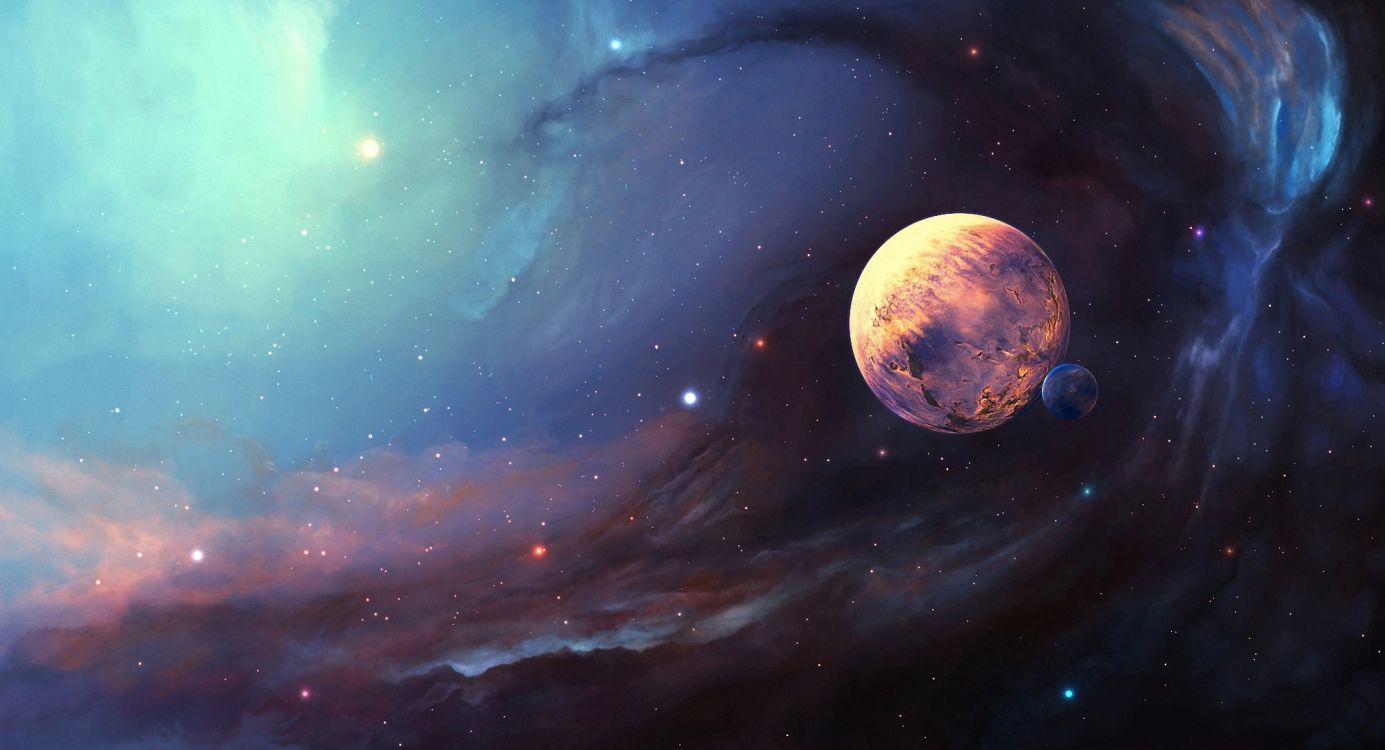 明星, 这个星球, 空间, 行星星云, 外层空间 壁纸 1995x1080 允许