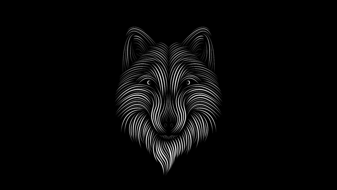 Black and White Zebra Illustration. Wallpaper in 6578x3700 Resolution