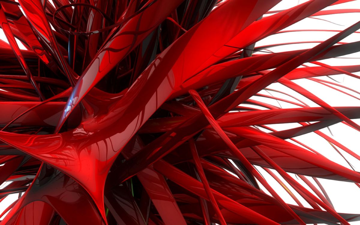 Red and White Abstract Painting. Wallpaper in 3840x2400 Resolution