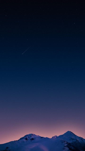 Image blue sky with stars during night time