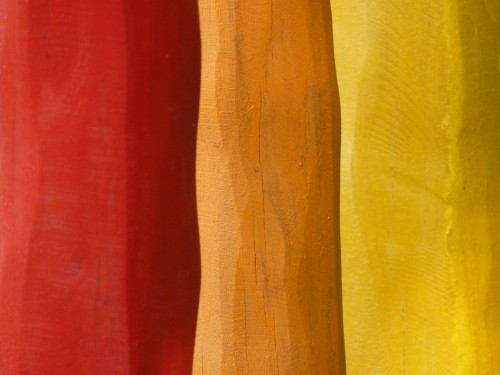 Image red yellow and brown textile