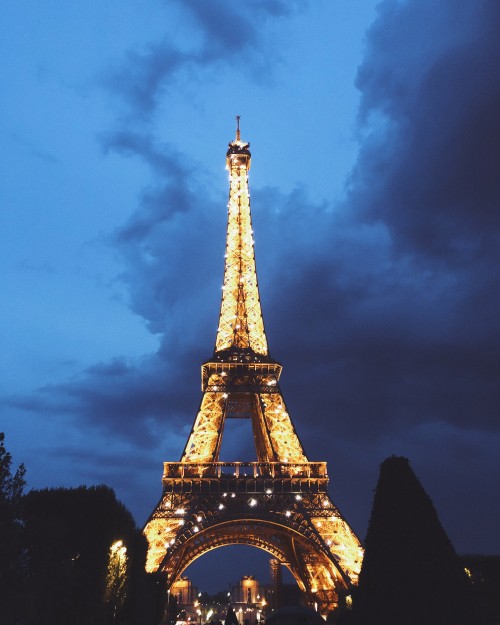 Image eiffel tower, tourist attraction, national historic landmark, monument, blue