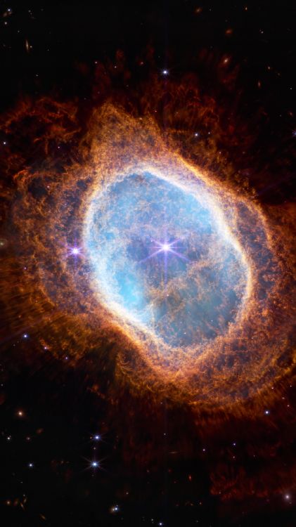 James-Webb-Weltraumteleskop, Ngc3132, Weltraumteleskop, Universum, Astronomie. Wallpaper in 1424x2532 Resolution