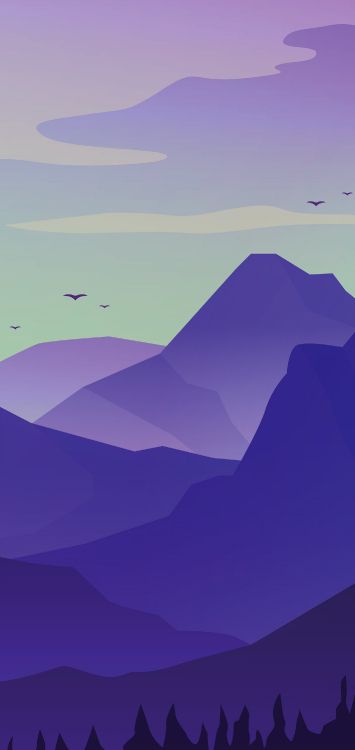Sommet, Atmosphère, L'écorégion, Purple, Pente. Wallpaper in 1420x3000 Resolution