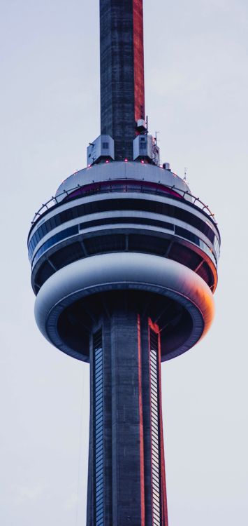 Tower, CN Tower, Das One World Trade Center, Abstrakter Kubismus, Wolkenkratzer. Wallpaper in 1516x3200 Resolution