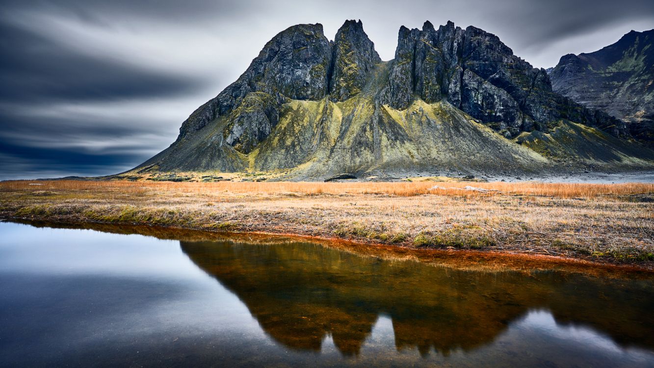 mountains, lake, reflection, mountainous landforms, natural landscape