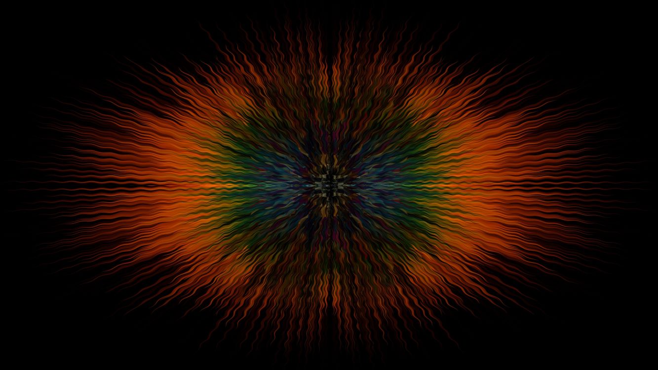 Lumière Orange et Verte Dans la Photographie en Accéléré. Wallpaper in 3840x2160 Resolution