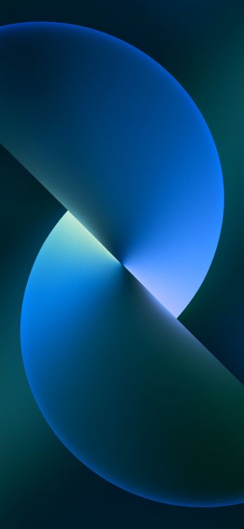 苹果, Ios, 智能手机, Azure, 和阴影的色彩 壁纸 1404x3040 允许