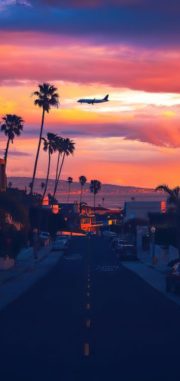 Ambiente, la Luz de Calle, Naranja, Edificio, Atardecer. Wallpaper in 1421x3000 Resolution