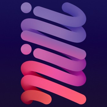 iPad Mini Stock Wallpaper in 4K Resolution (Purple) – Light (for iPad