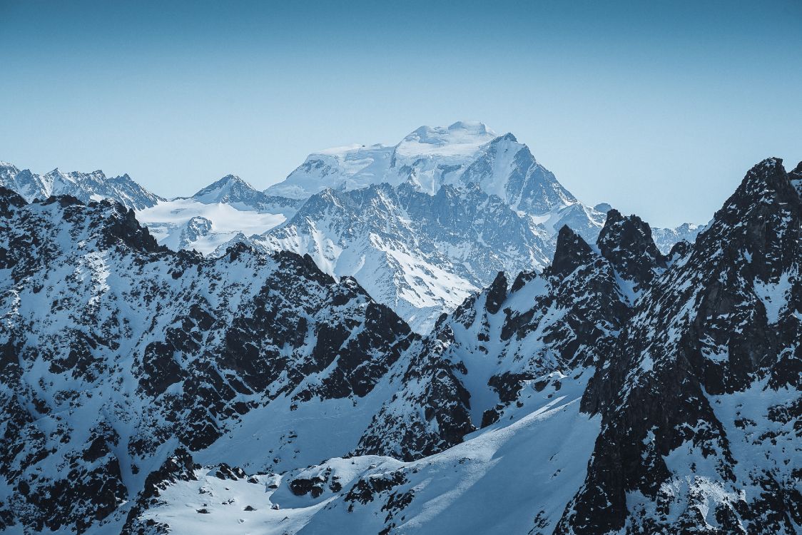 阿尔卑斯山, 白雪皑皑的群山, 山脉, 斜坡, 自然景观 壁纸 4000x2667 允许