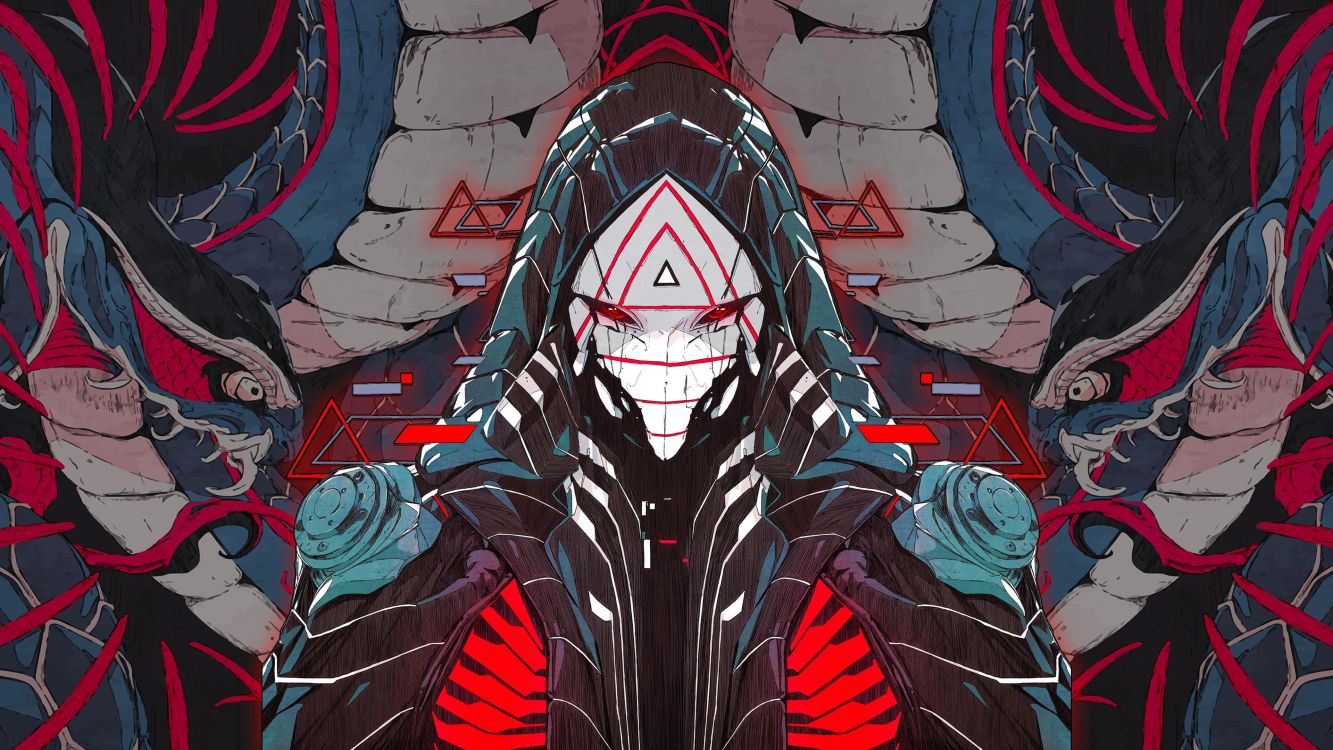 Ouroboros, Micrófono, Arte Digital, Boca, Textil. Wallpaper in 3840x2160 Resolution