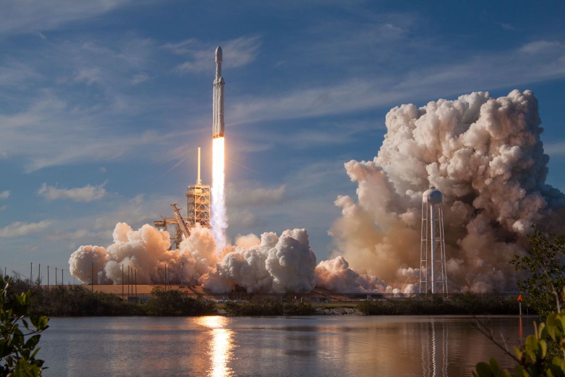 猎鹰重, SpaceX, 火箭发射, 火箭, 空间穿梭 壁纸 3000x2000 允许