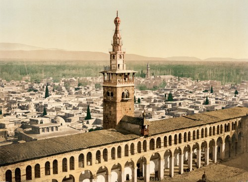 Image aerial view of city buildings during daytime