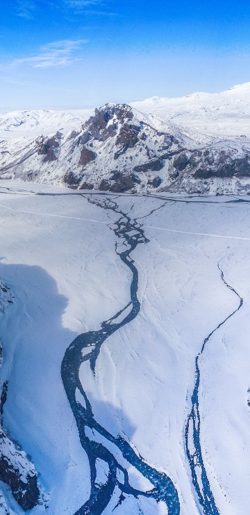 Image mountain, mountain range, mountainous landforms, snow, glacial landform