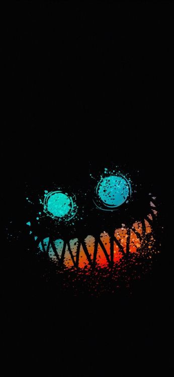 Art, L'éclairage Automobile, de Teintes et de Nuances, Cercle, Minuit. Wallpaper in 1080x2340 Resolution