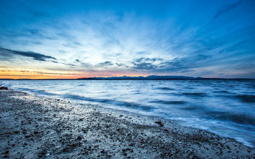 Image earth, cloud, ocean, rock, sunset